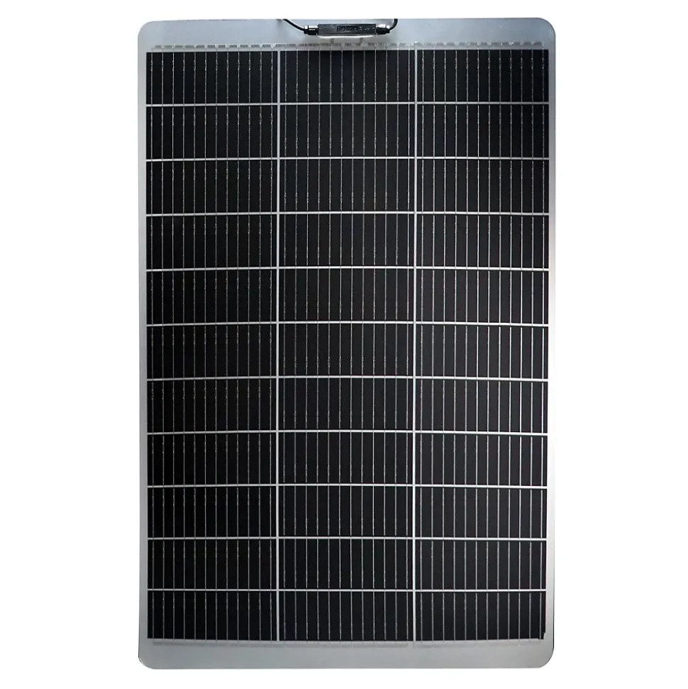 Panneau Solaire 100W SEMI-FLEX Technologie PERC Camping-car EZA