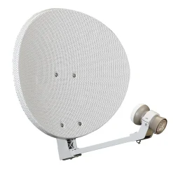 Parabole acier elliptique + LNB