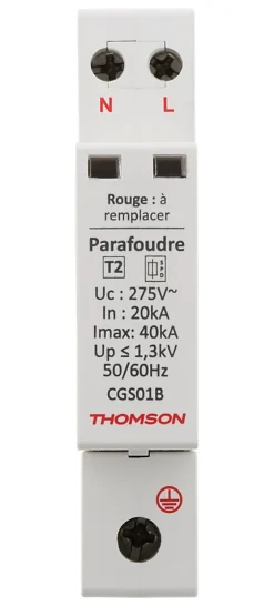 Parafoudre modulaire Ph+N idéal T2 - 40KA - Thomson