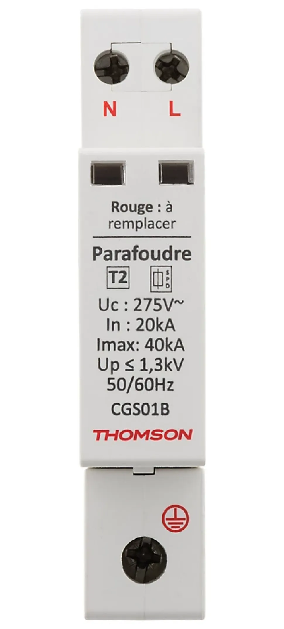 Parafoudre modulaire Ph+N idéal T2 - 40KA - Thomson