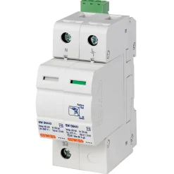 Parafoudre monophasé + neutre 40 kA avec contact aux. de fin de vie - Type 2 - 2 modules - GEWISS - GWD6418