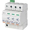 Parafoudre triphasé + neutre 40 kA avec contact aux. de fin de vie - Type 2 - 4 modules - GEWISS - GWD6420