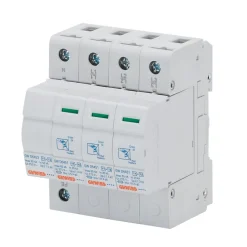Parafoudre triphasé + neutre 12.5 kA - Type 1+2 - 4 modules - GEWISS - GWD6402