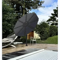 PARASOL SOLAIRE 1000W Plug & Play avec éclairage LED intégré
