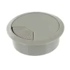 Passe câble Diall plastique gris aluminium Ø60 mm