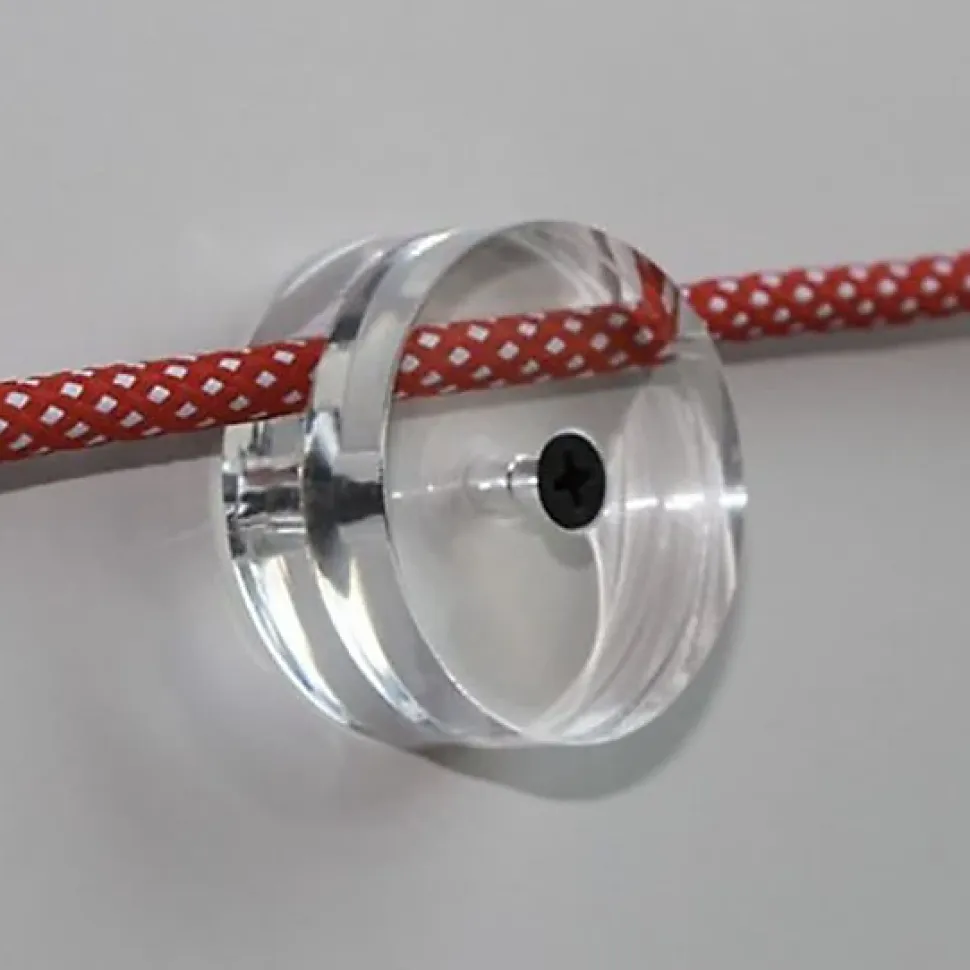 Passe Câble Isolateur en PVC pour 1 Câble électrique textile Sécurité et style moderne