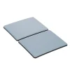 Patin auto-adhésifs Diall 100 x 80 mm x 2, blanc + gris/bleu
