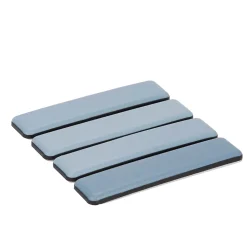 Patin auto-adhésifs Diall 24 x 100 mm x 4, blanc + gris/bleu
