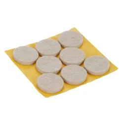 Patin en feutre auto-adhésifs Diall 25 mm x 8, beige