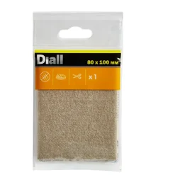 Patin en feutre auto-adhésifs Diall 80 x 100 mm x 1, beige