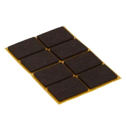 Patin en feutre auto-adhésifs Diall 35 x 24 mm x 8, marron