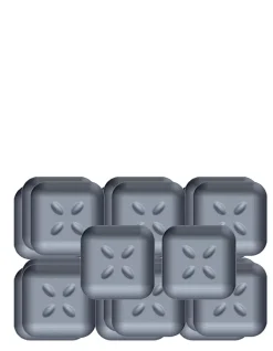 Patin glisseur adhésif carré gris Scotch ø24 mm