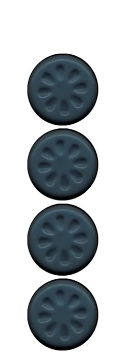 Patin glisseur adhésif rond gris Scotch ø50 mm