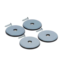Patin vissés Diall 50 mm x 4, noir + gris/bleu