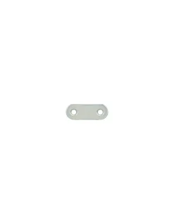 Patte d'assemblage, 40x15mm, bouts ronds, acier zingué - THIRARD