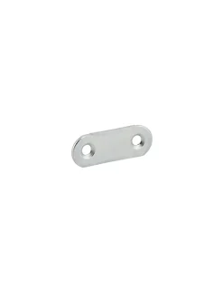 Patte d'assemblage, 40x15mm, bouts ronds, acier zingué - THIRARD