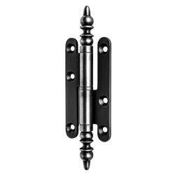 Paumelle à vase acier vieux fer Diall 80 x 45 mm droite