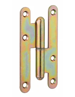 Paumelle de Paris porte d'entrée / d'intérieur, 110x55mm, acier, droite - THIRARD