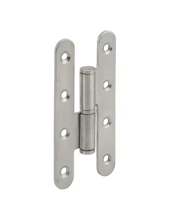 Paumelle de Paris porte d'entrée / d'intérieur, 110x55x2.5mm, inox, gauche - THIRARD