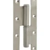 Paumelle de Paris porte d'entrée / d'intérieur, 140x55x2.5mm, inox, gauche - THIRARD