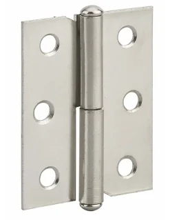 Paumelle de porte de meuble / porte légère, 50x40mm, acier, droite - THIRARD