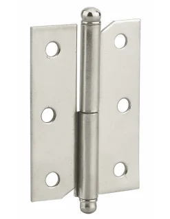 Paumelle de porte de meuble / porte légère, 60x40mm, acier, gauche - THIRARD