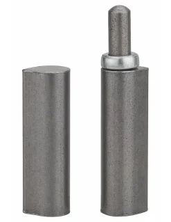 Paumelle de porte d'entrée / d'intérieur à souder, acier, H.160mm, roulement à billes - THIRARD