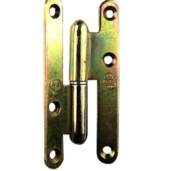 Paumelle droite bronze QCL 80 x 40 mm