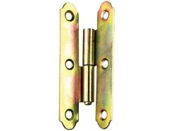 Paumelle espagnole droite bichromatée 80 x 45 mm