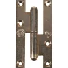 Paumelle lames à bouts carrés zingué blanc - 110 mm - Droite - Jardinier massard