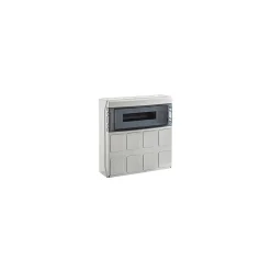 Pcsn18pt - Coffret Pour Prise étanche Ip65 - Prédécoupage 8 Prises - 1 Rangée De 18 Modules - Ide Star