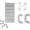 Pcsn6pt - Coffret Pour Prise étanche Ip65 - Prédécoupage 2 Prises - 1 Rangée De 6 Modules - Ide Star