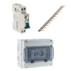 Peigne 13 modules + coffret + disjoncteur Zenitech