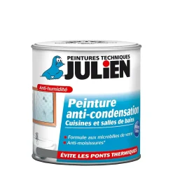 Peinture anti condensation cuisines et salles de bains Julien mat blanc mat 2,5L