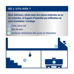 Peinture cave & sous-sol intérieur satin Ripolin 2,5L