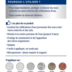 Peinture cave & sous-sol intérieur satin Ripolin 2,5L