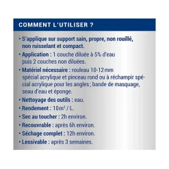 Peinture cave & sous-sol intérieur satin Ripolin 2,5L