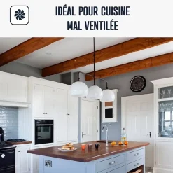 Peinture cuisine lavable, mur et plafond Gris Anthracite - RAL 7016 - 10 L - ARCANE INDUSTRIES