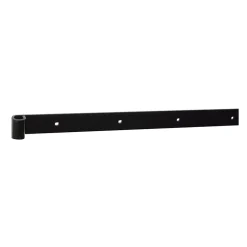 Penture bout carré pour volet Ø16 mm L.80 x l.4 x H.4 cm noir Afbat