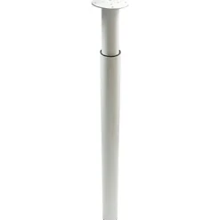 Pied ajustable Diall ø60 x H. 700-1000 mm blanc