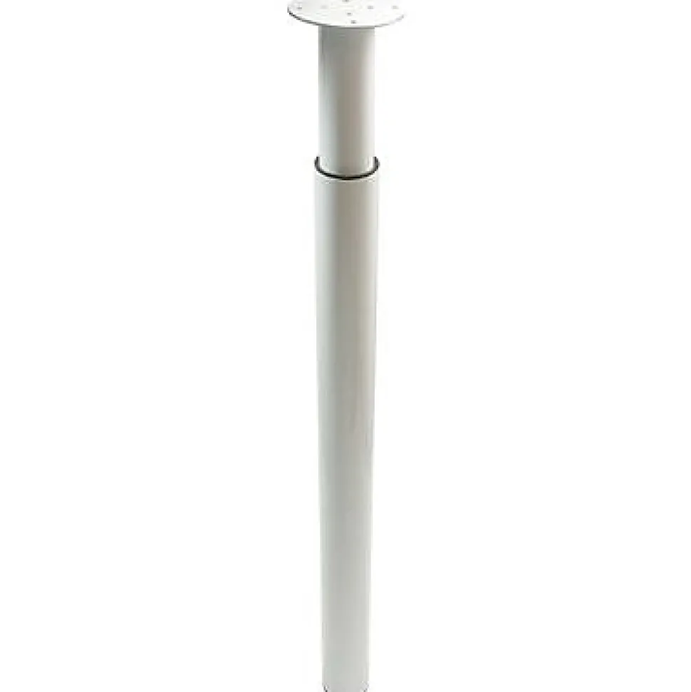 Pied ajustable Diall ø60 x H. 700-1000 mm blanc