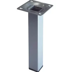 Pied de meuble Diall gris 25 x 25 x H. 100 mm