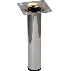Pied de meuble Diall H. 150 mm x ø 30 mm chromé