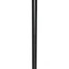 Pied de meuble en triangle en acier noir Cime H. 71 cm