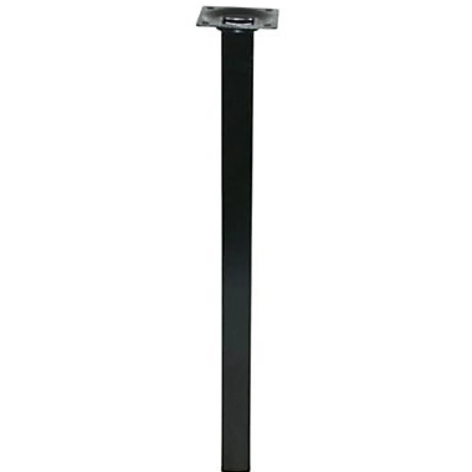 Pied de table Diall 25 x 25 x H. 350 mm noir