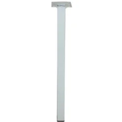 Pied de table Diall 25 x 25 x H. 350 mm blanc