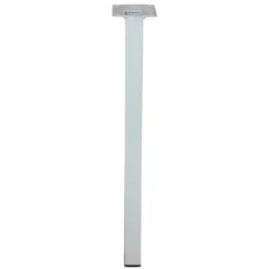 Pied de table Diall 25 x 25 x H. 800 mm blanc