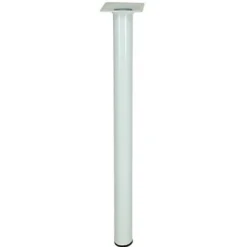 Pied de table Diall ø30 x H. 500 mm blanc