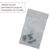 Pied elliptique Gris RAL 7037 M