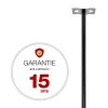 Pied elliptique Noir mat RAL 9005MT30